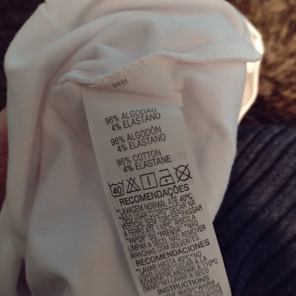 Hering Fitness Medium White Fitness Basic Tee - Picture 3 of 4